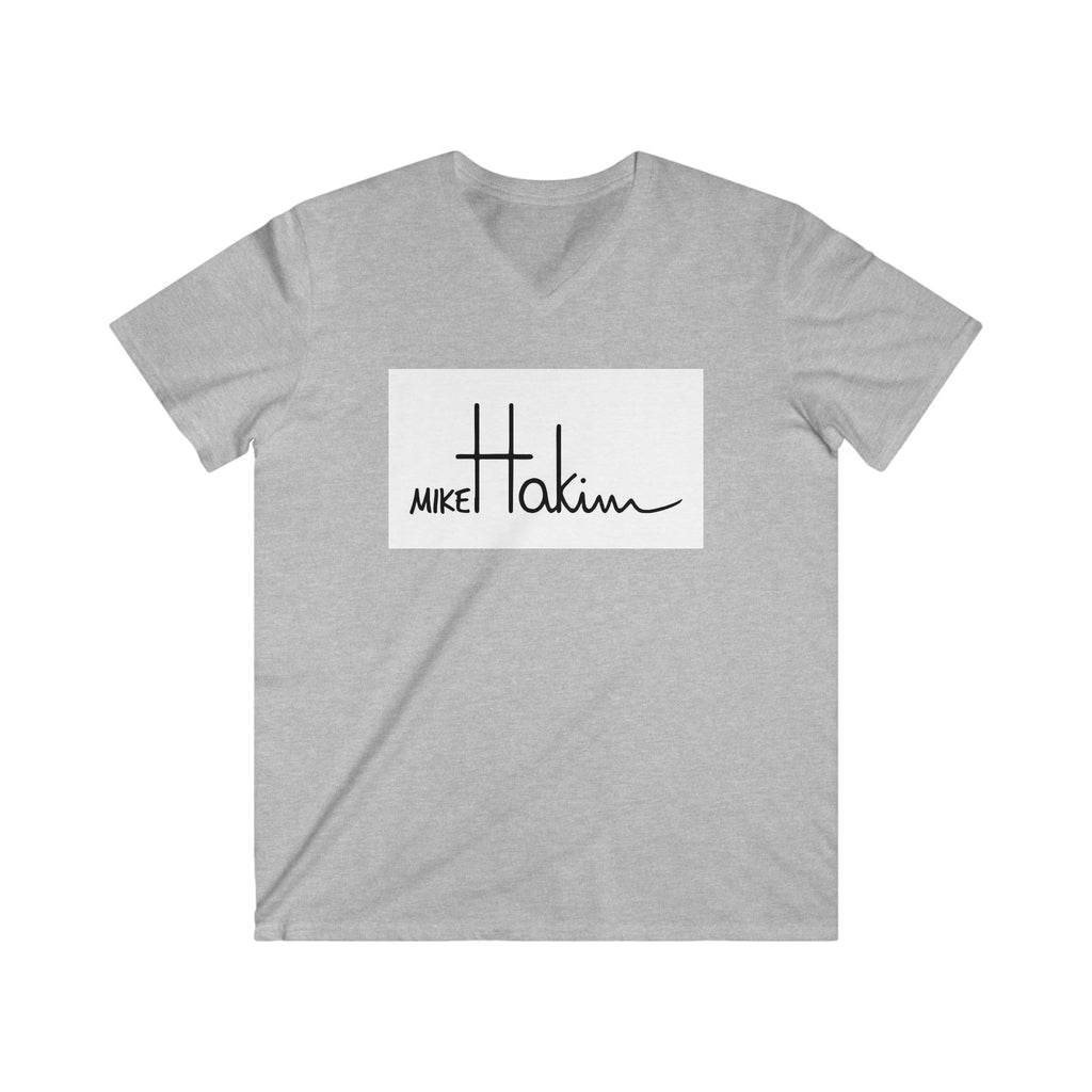 Men's Fitted V-Neck Short Sleeve Tee