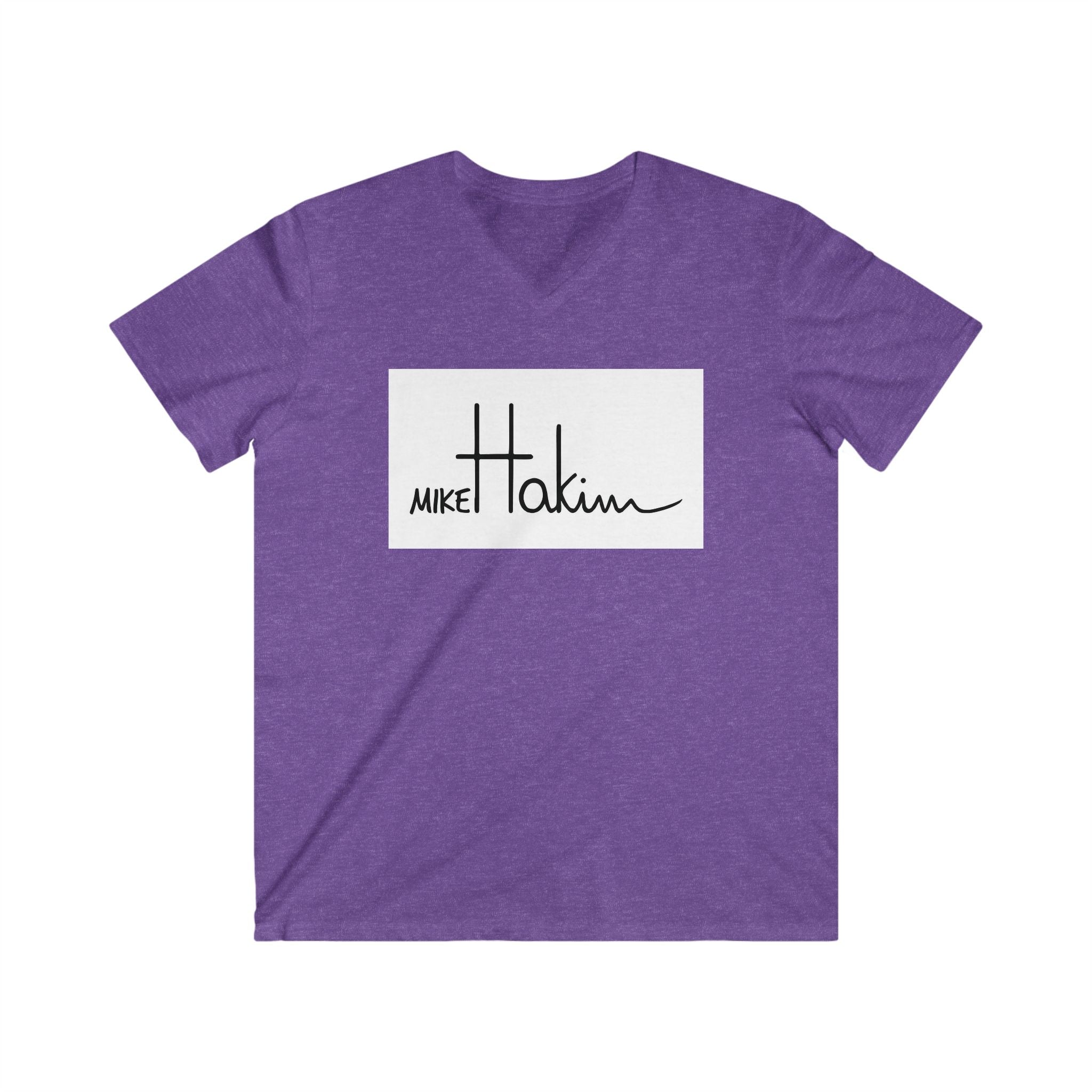 Men's Fitted V-Neck Short Sleeve Tee