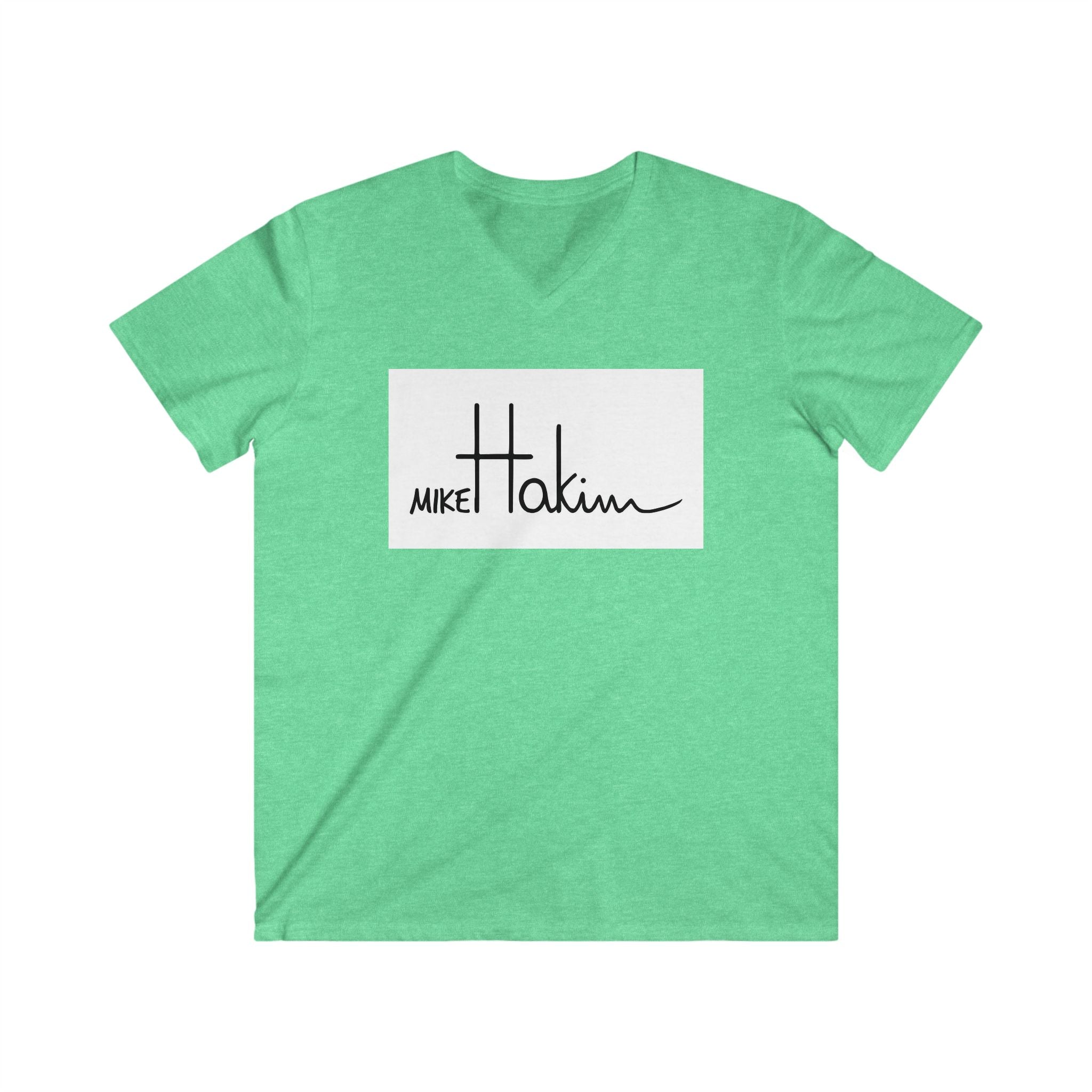 Men's Fitted V-Neck Short Sleeve Tee