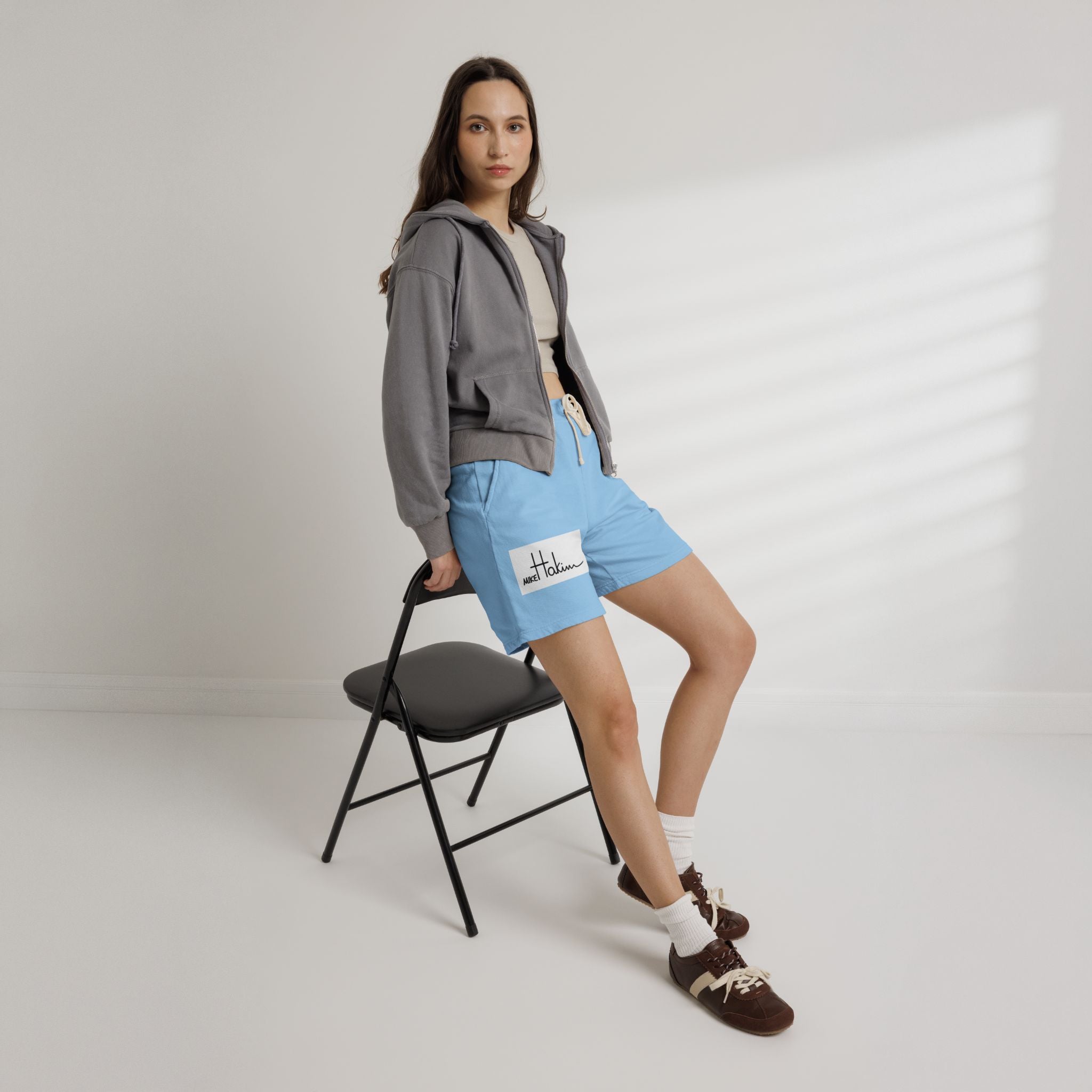 Unisex Garment-Dyed Lightweight Fleece Sweat Shorts