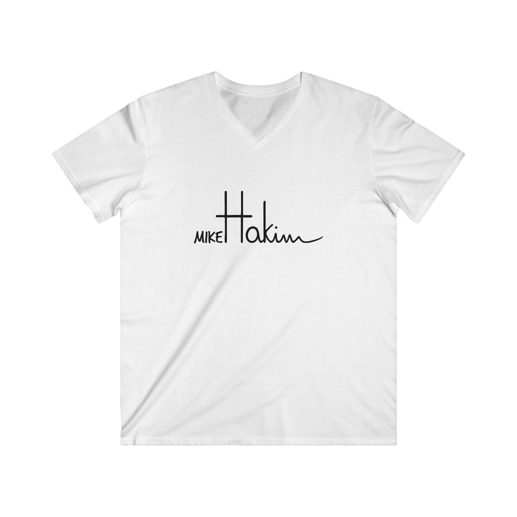 Men's Fitted V-Neck Short Sleeve Tee