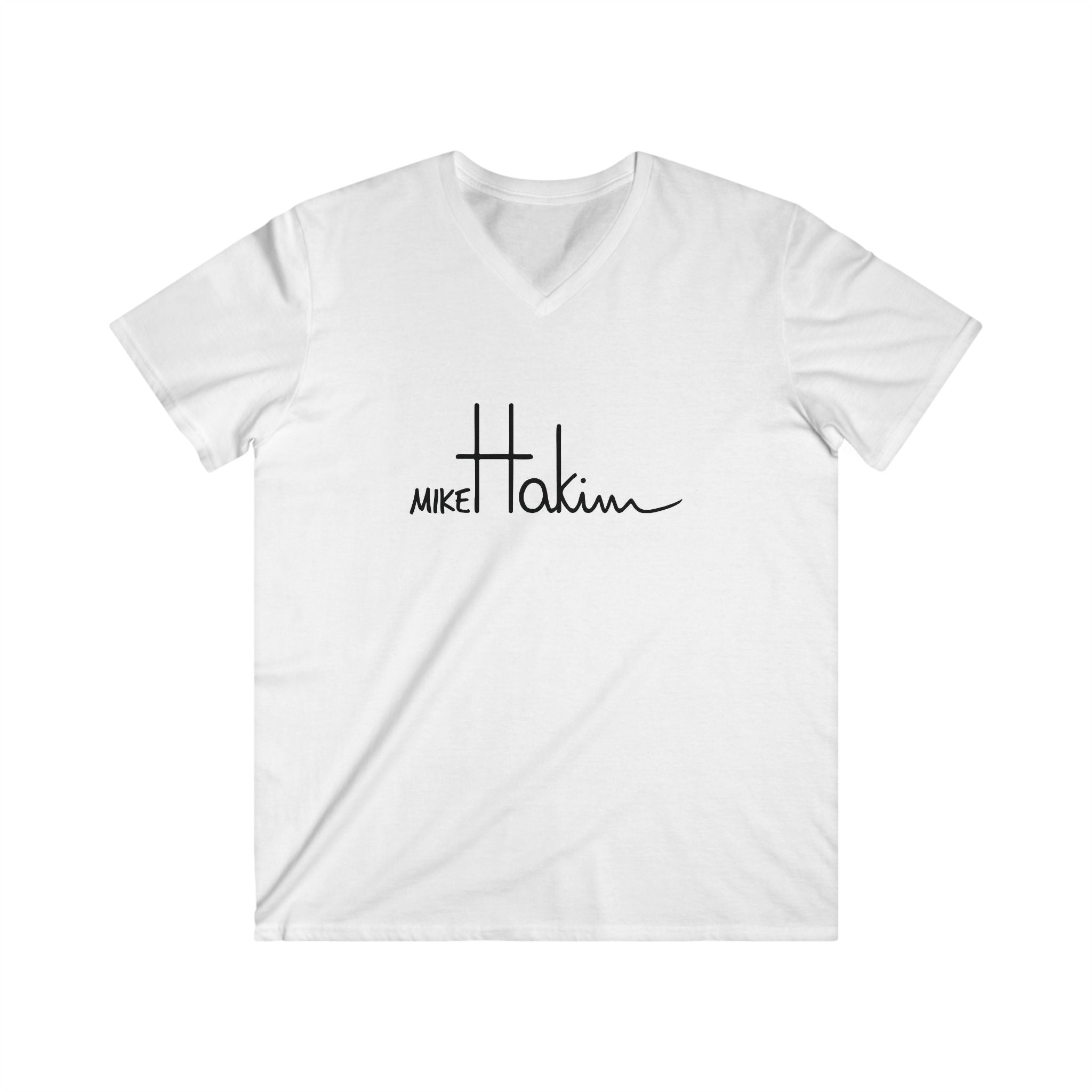 Men's Fitted V-Neck Short Sleeve Tee