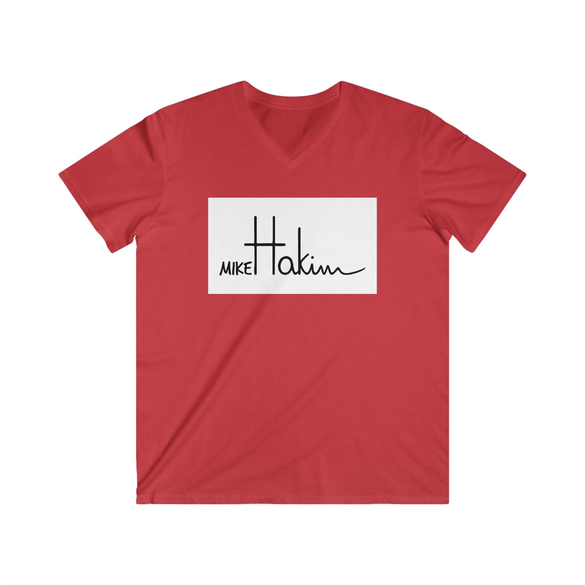 Men's Fitted V-Neck Short Sleeve Tee