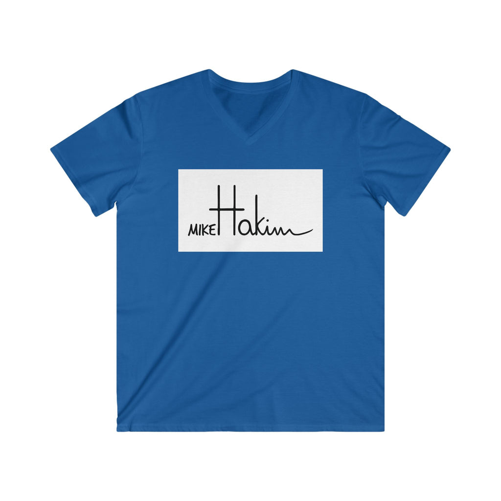 Men's Fitted V-Neck Short Sleeve Tee