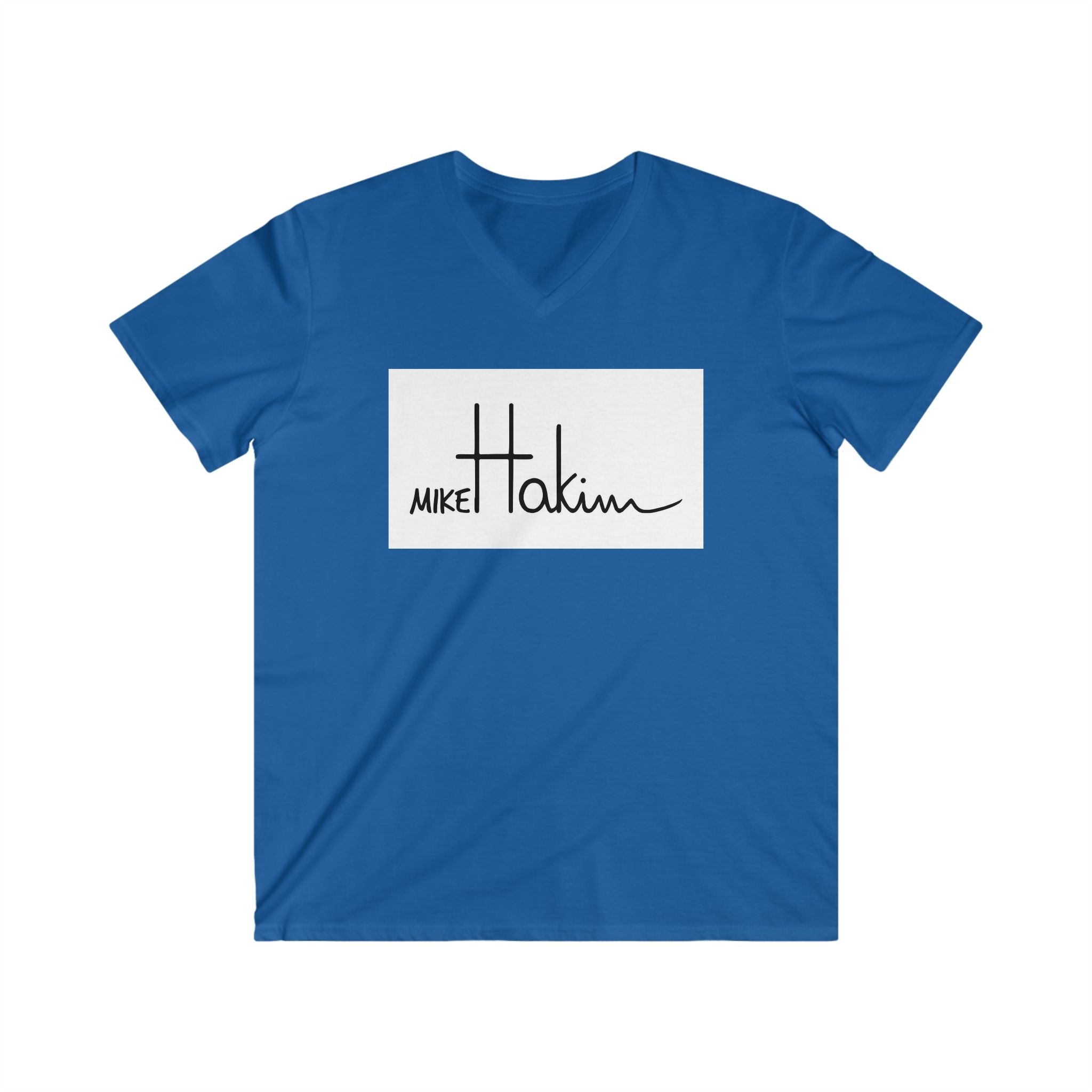 Men's Fitted V-Neck Short Sleeve Tee