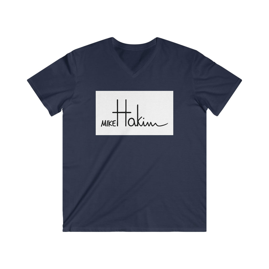Men's Fitted V-Neck Short Sleeve Tee
