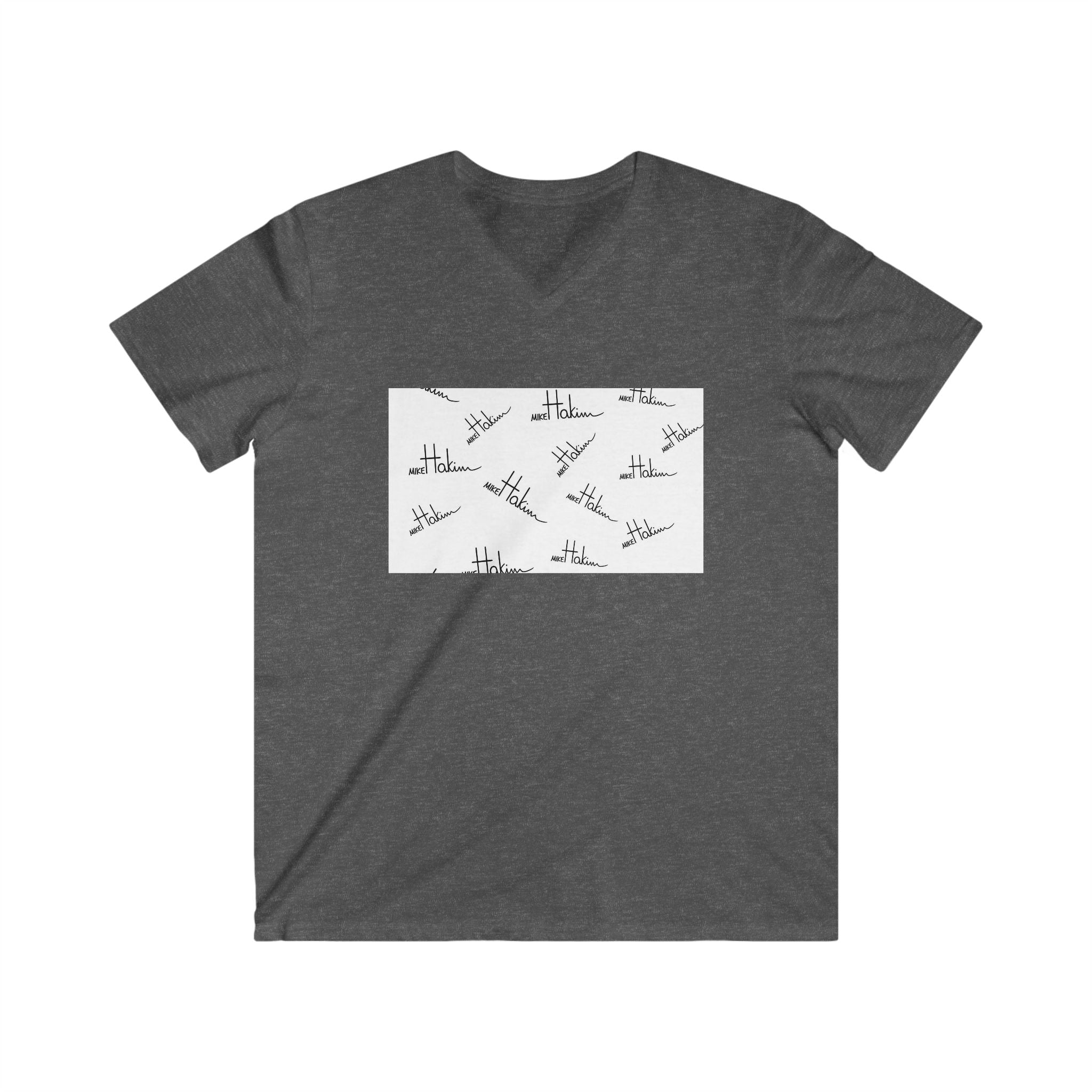 Men's Fitted V-Neck Short Sleeve Tee