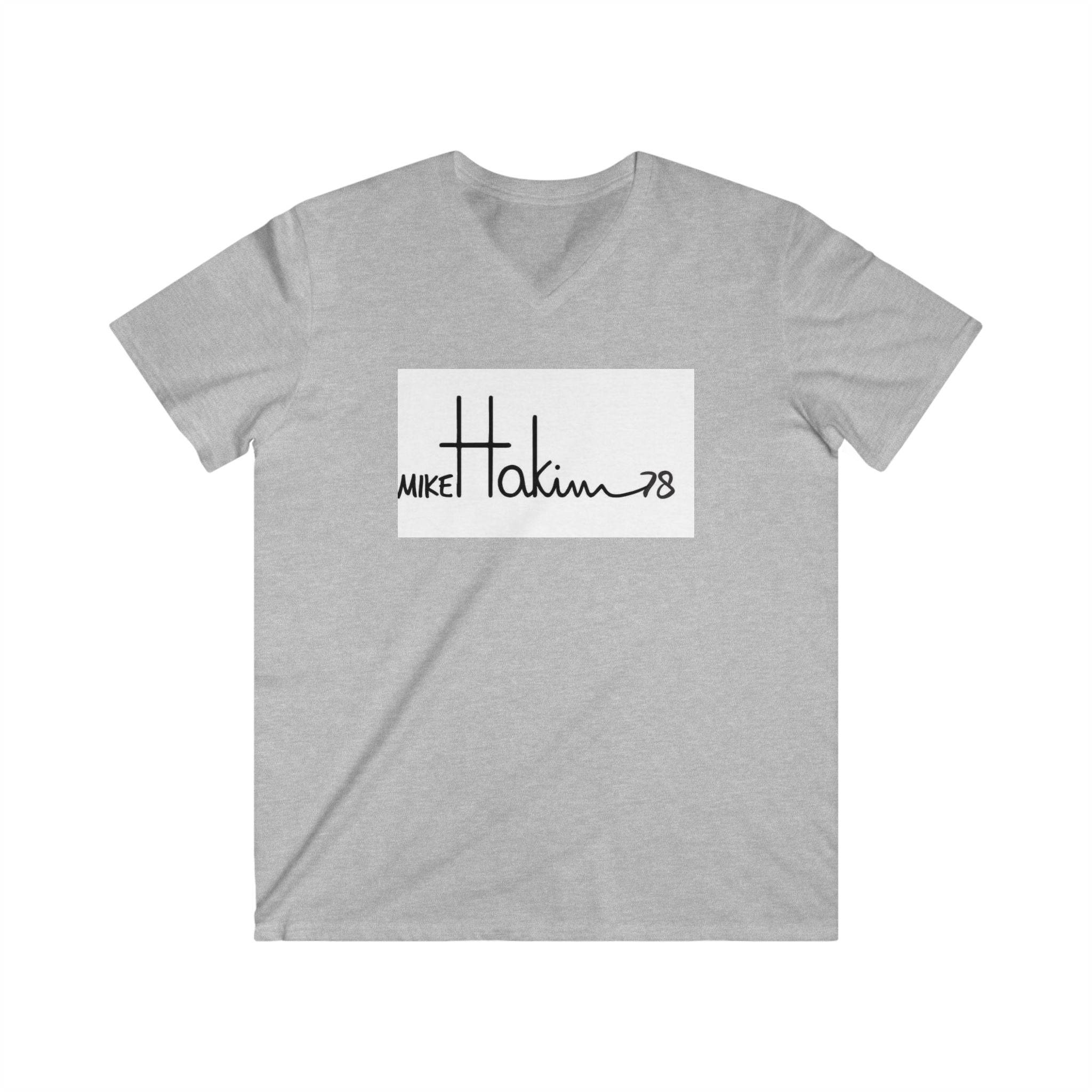 Men's Fitted V-Neck Short Sleeve Tee