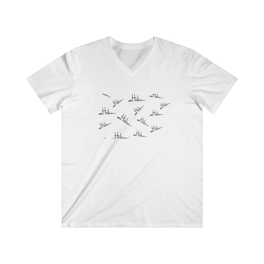 Men's Fitted V-Neck Short Sleeve Tee