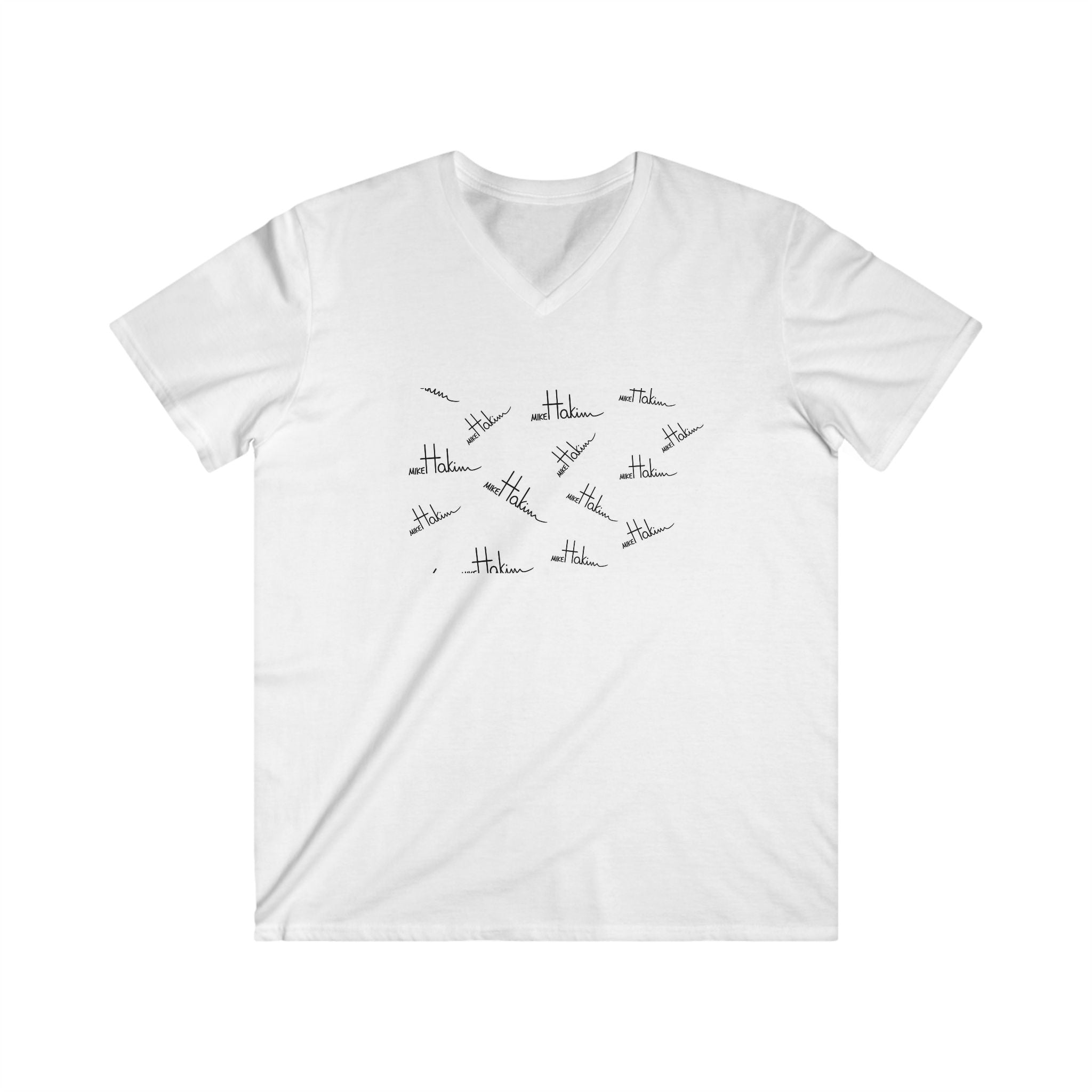 Men's Fitted V-Neck Short Sleeve Tee