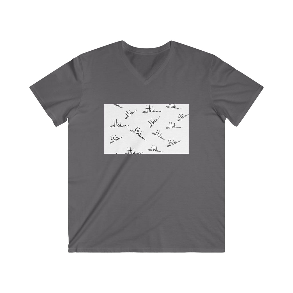 Men's Fitted V-Neck Short Sleeve Tee