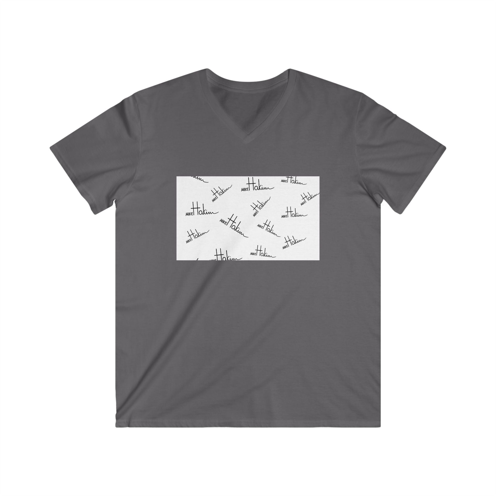 Men's Fitted V-Neck Short Sleeve Tee