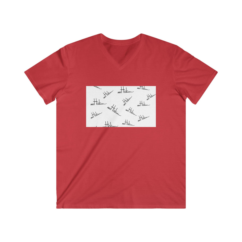 Men's Fitted V-Neck Short Sleeve Tee