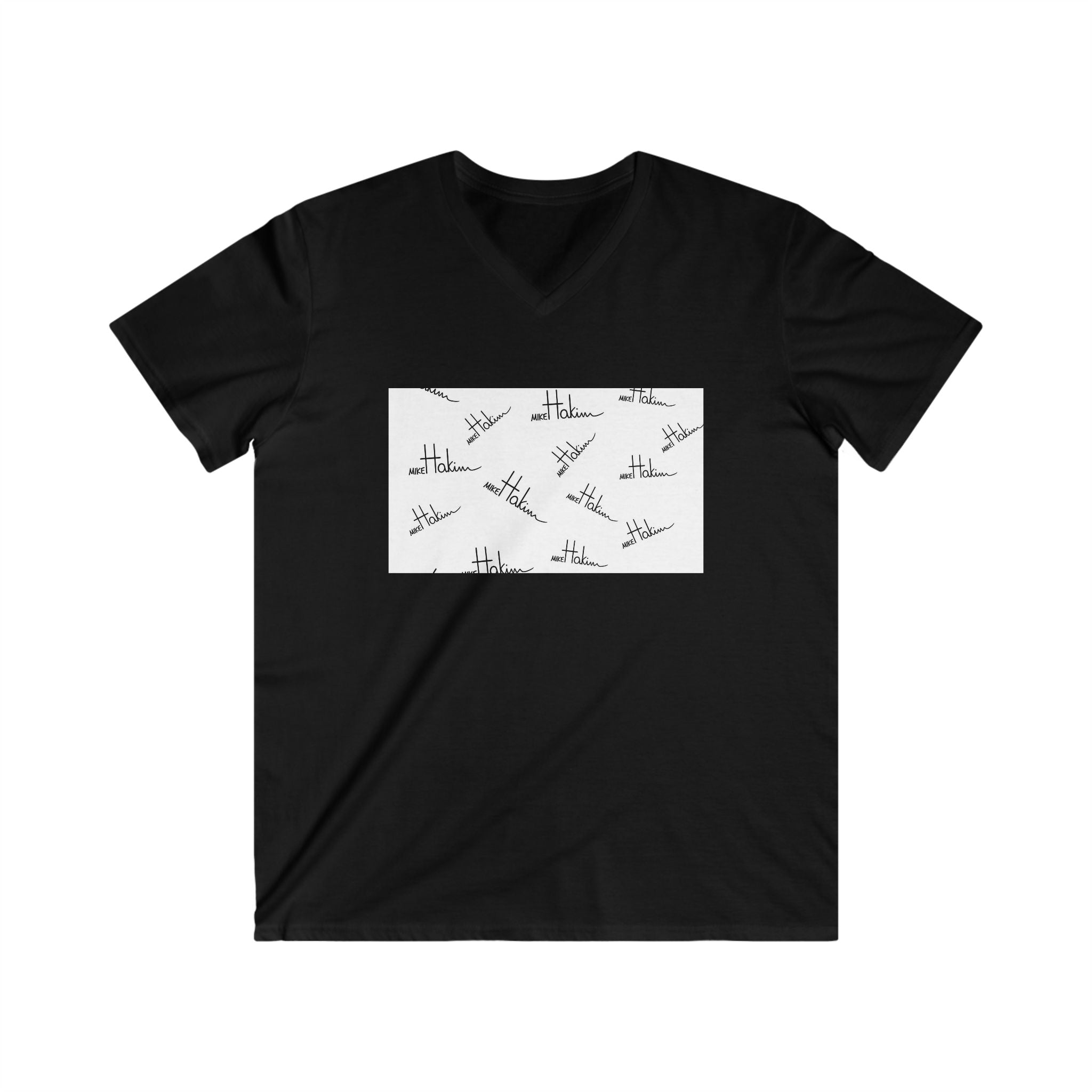Men's Fitted V-Neck Short Sleeve Tee