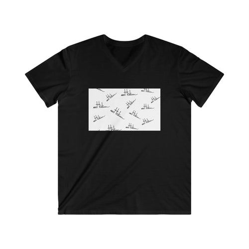 Men's Fitted V-Neck Short Sleeve Tee