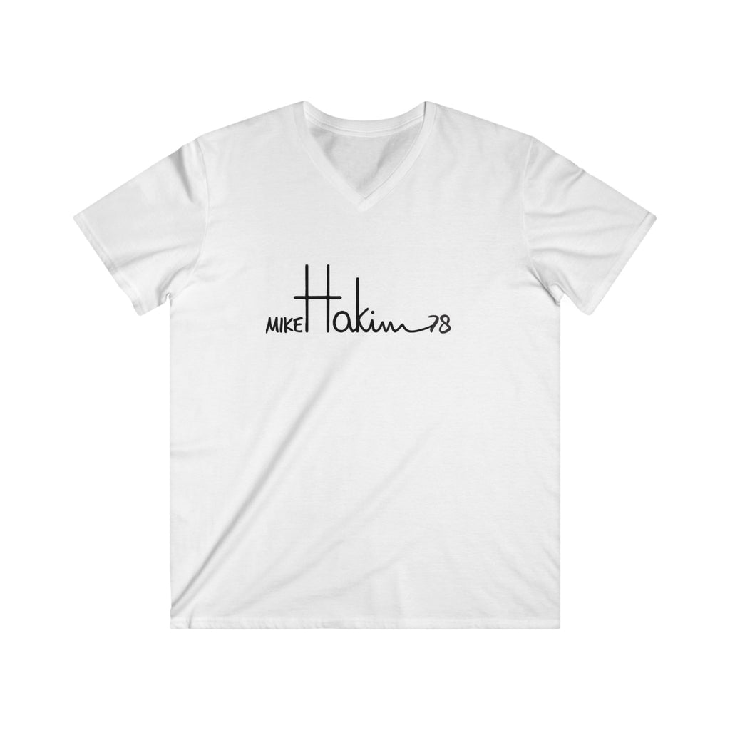 Men's Fitted V-Neck Short Sleeve Tee