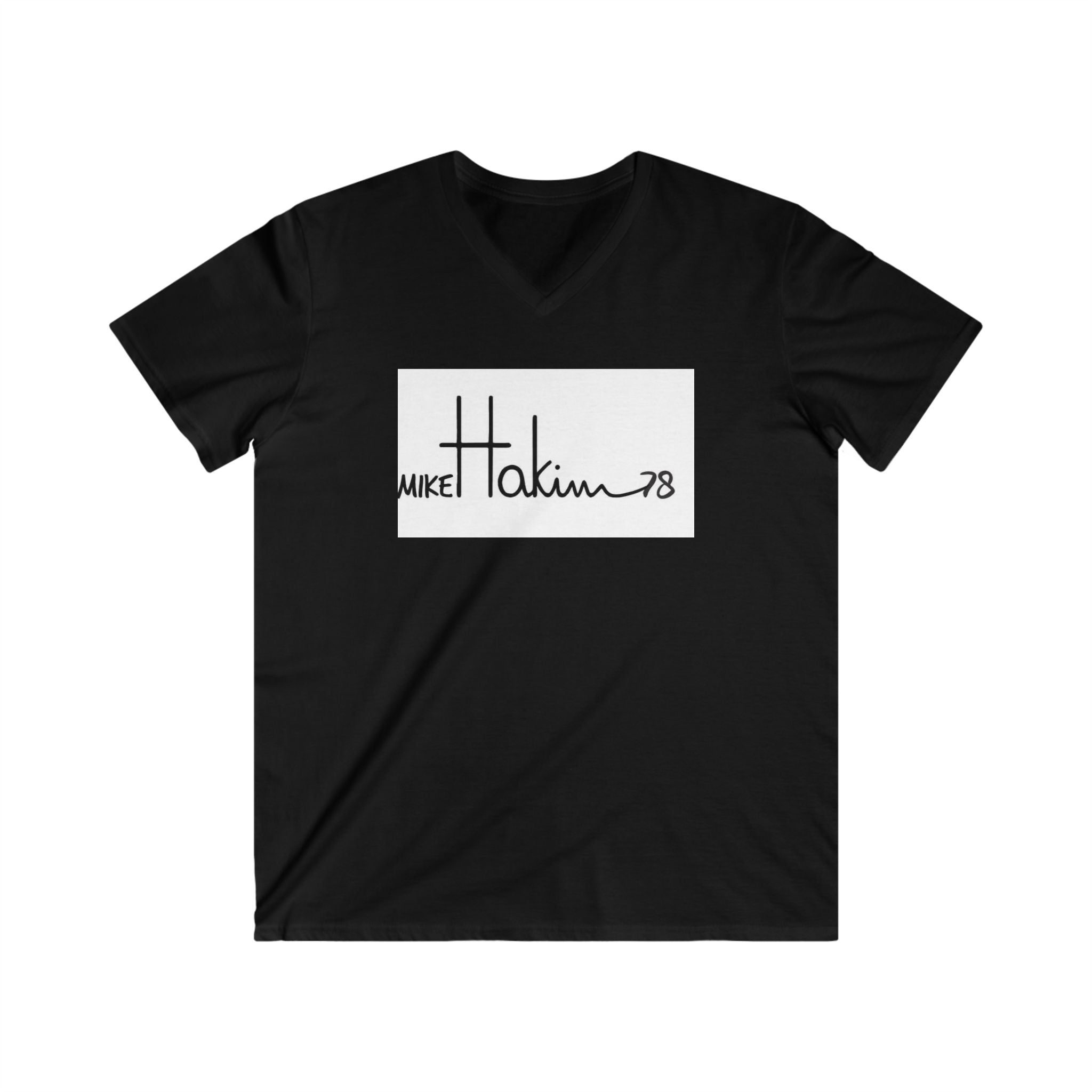 Men's Fitted V-Neck Short Sleeve Tee