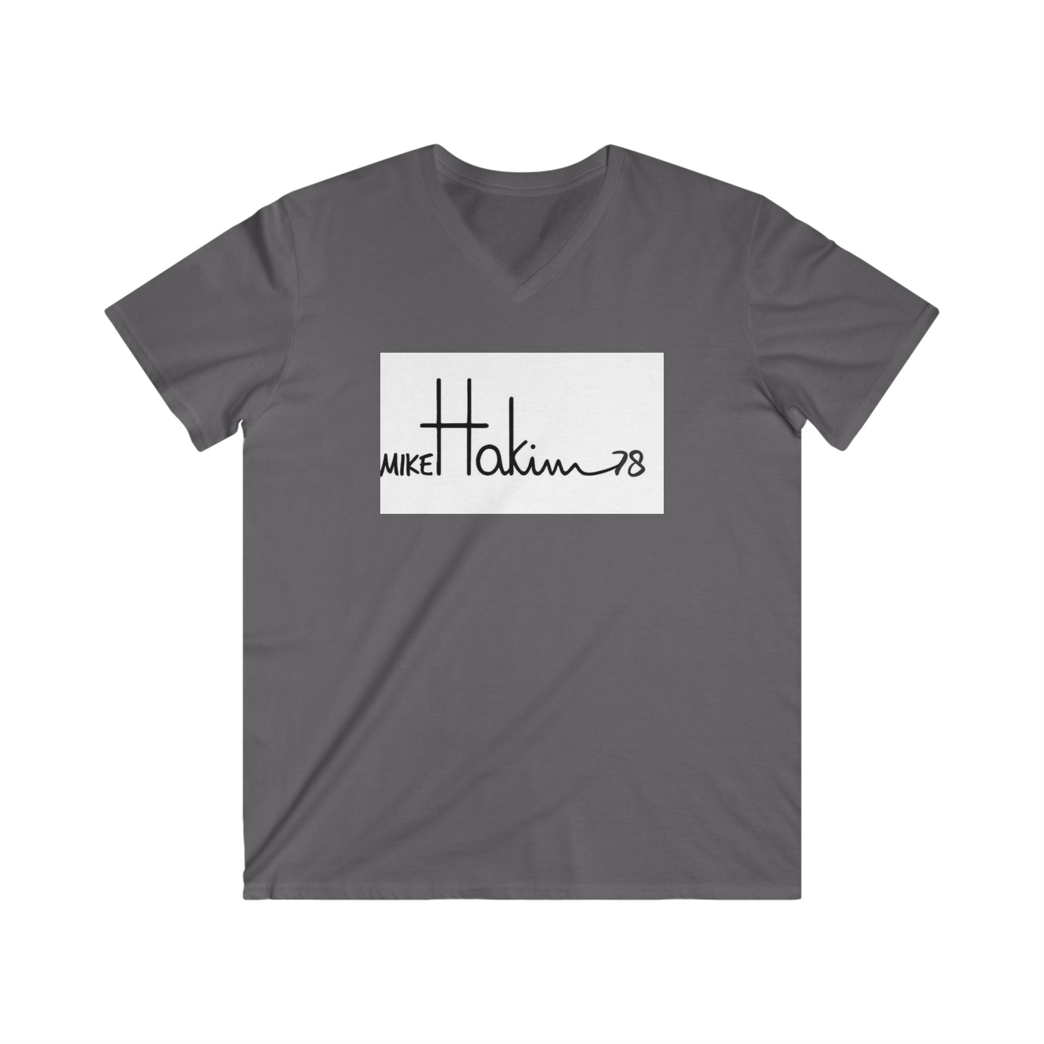 Men's Fitted V-Neck Short Sleeve Tee