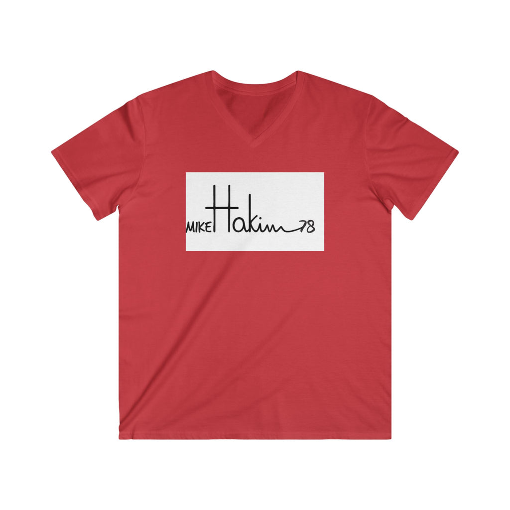 Men's Fitted V-Neck Short Sleeve Tee